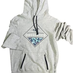 Hollister Grey Hoodie, Size Small